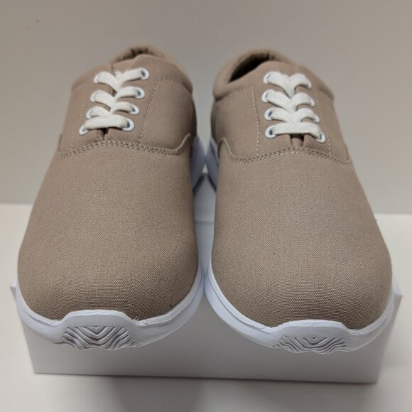 Propét Flicker Orthotic Sneaker in Tan & White - Picture 9 of 16